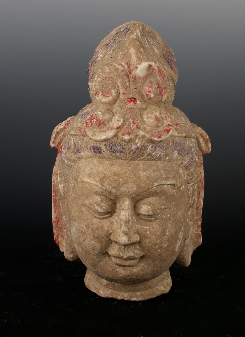 STONE BUDDHA HEAD (1 of 5)