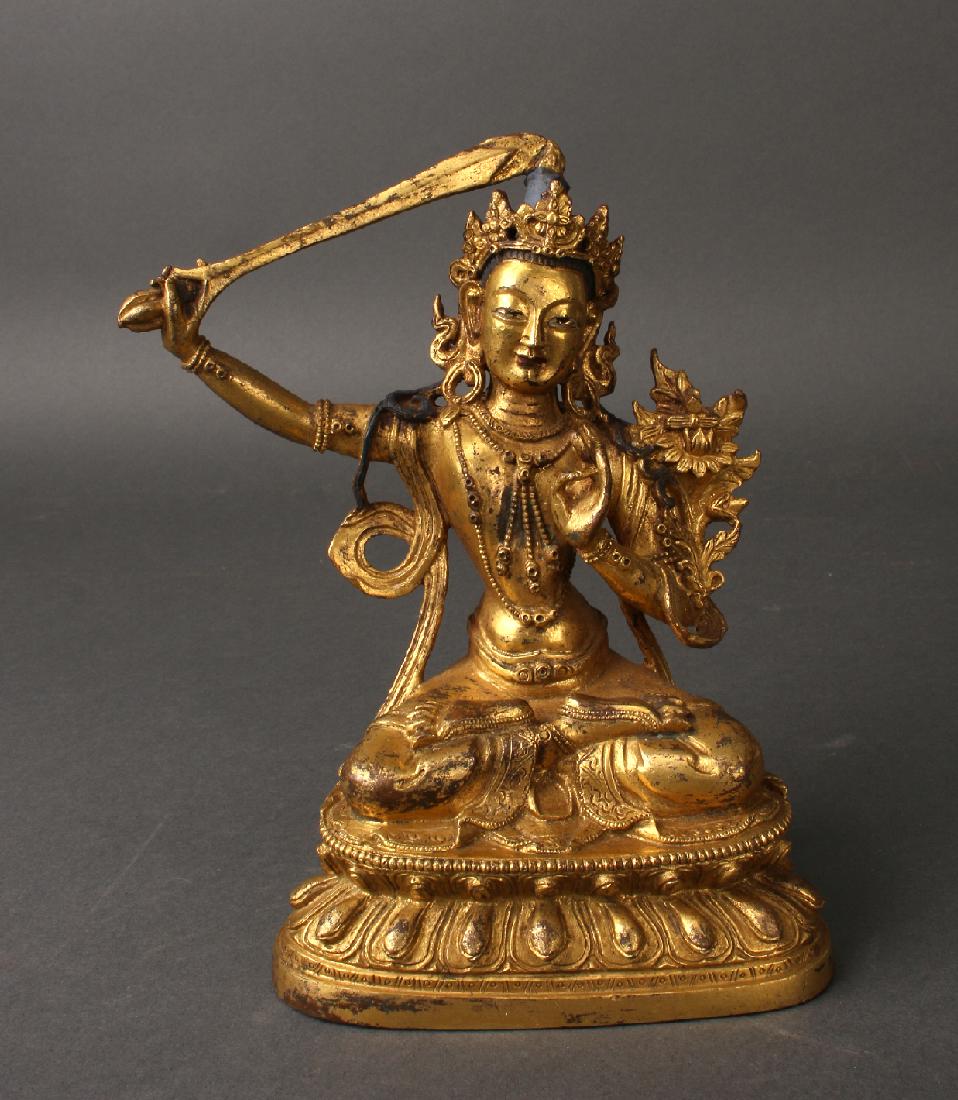 BRONZE TARA WITH SWORD (1 of 6)