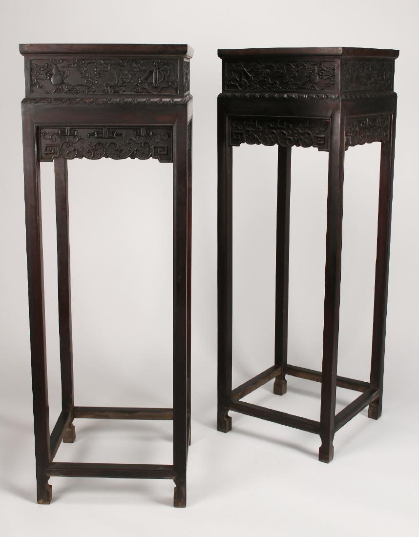 PAIR OF TALL ZITAN STANDS (1 of 10)