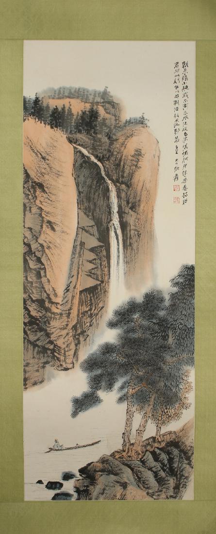 PAINTING OF MOUNTAIN WATERFALL (1 of 6)
