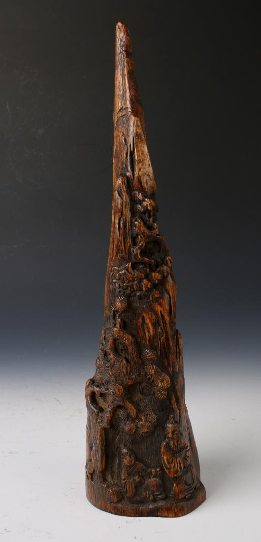 WOODEN CARVING OF A MOUNTAIN PEAK (1 of 6)