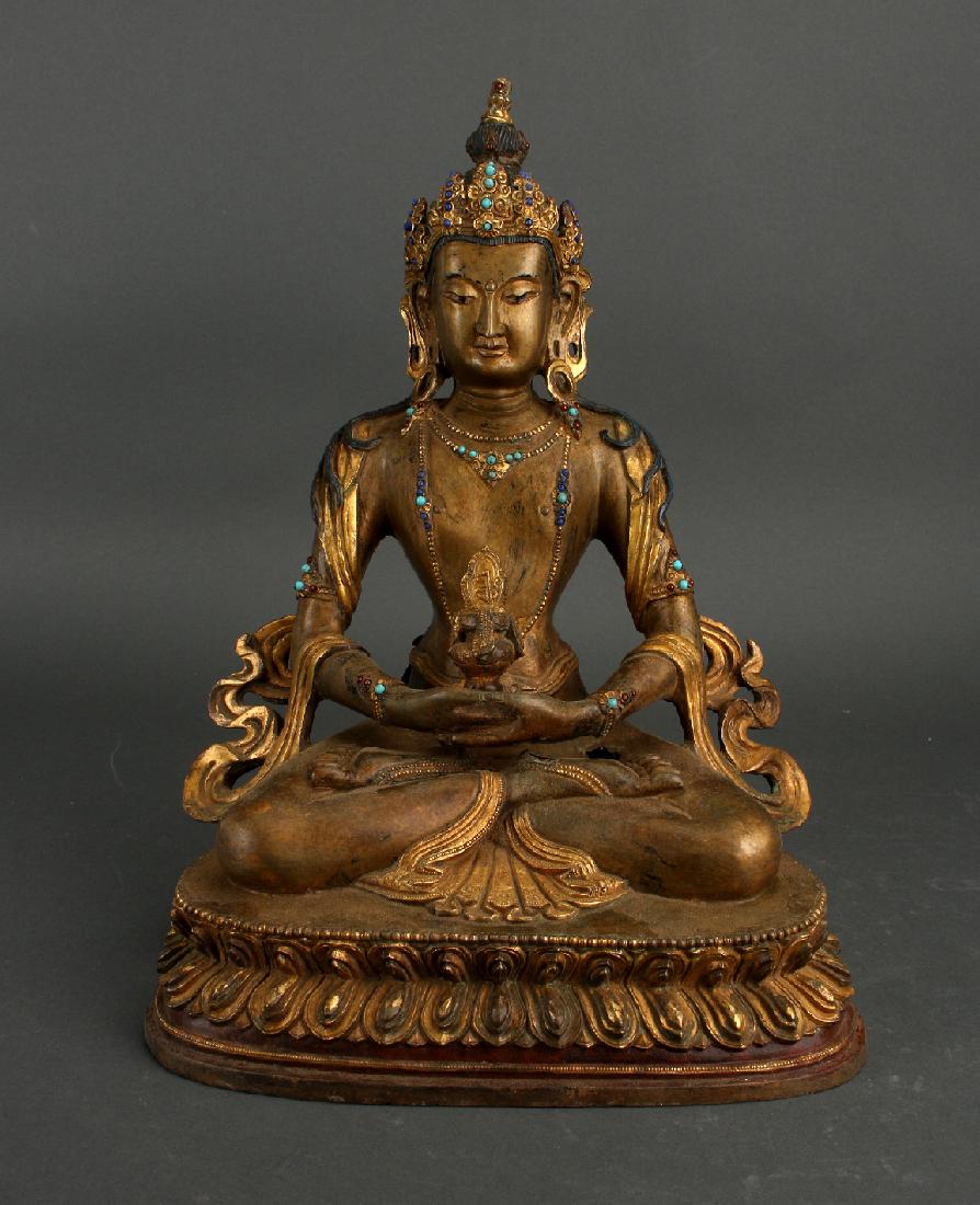 BRONZE MEDITATION BUDDHA (1 of 8)