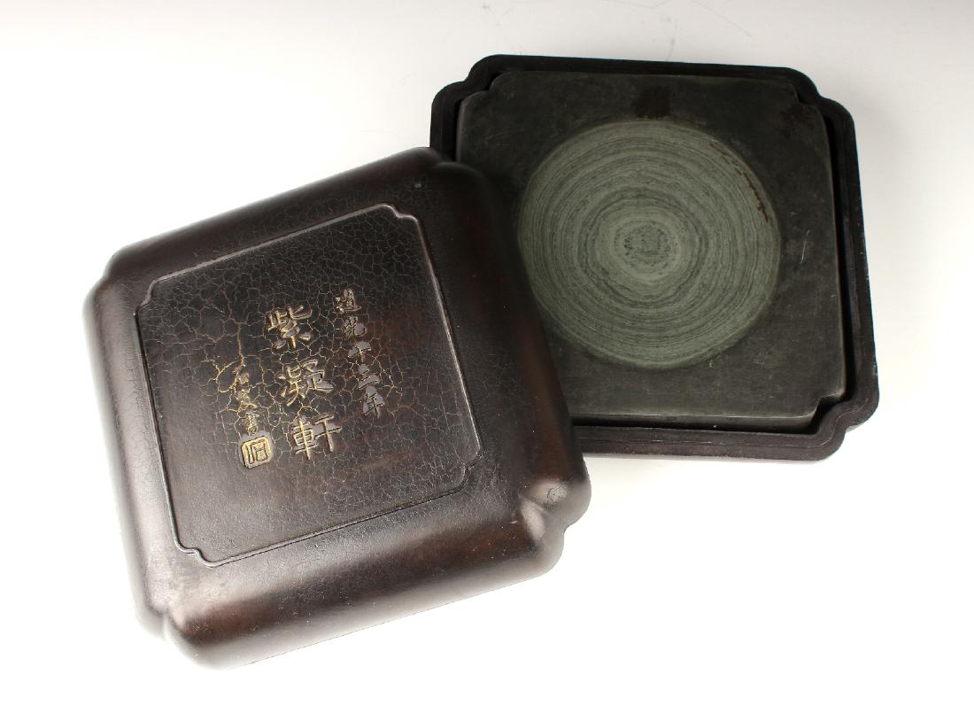 GREEN INKSTONE IN BOX (1 of 7)