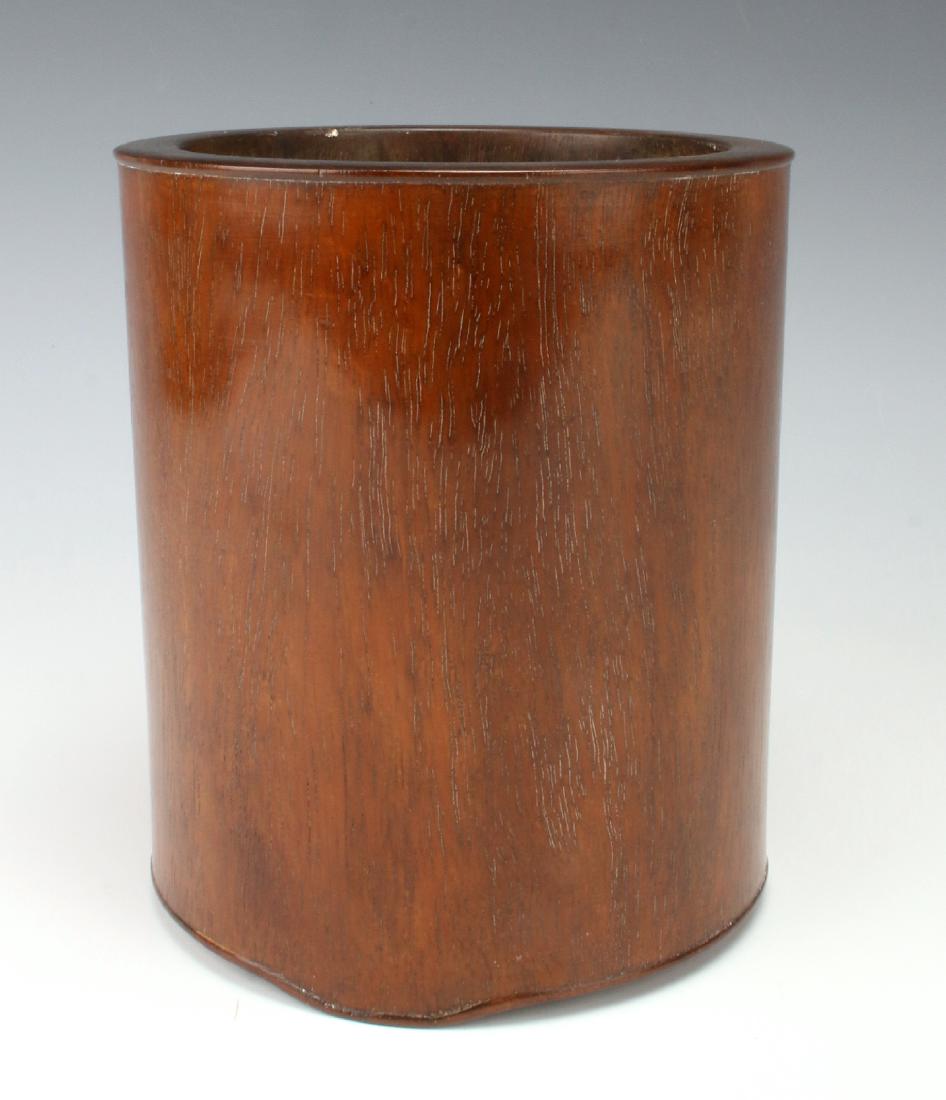 HUANG YANG WOOD TRIPOD BRUSH POT (1 of 5)