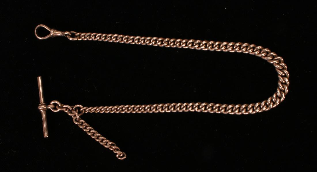9K ROSE GOLD WATCH CHAIN (1 of 4)