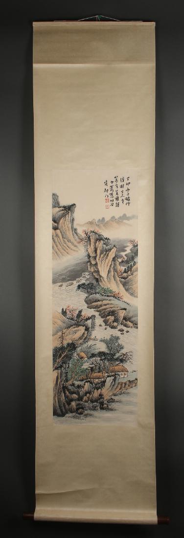 SCROLL OF MOUNTAIN VILLAGE & RIVER (1 of 8)