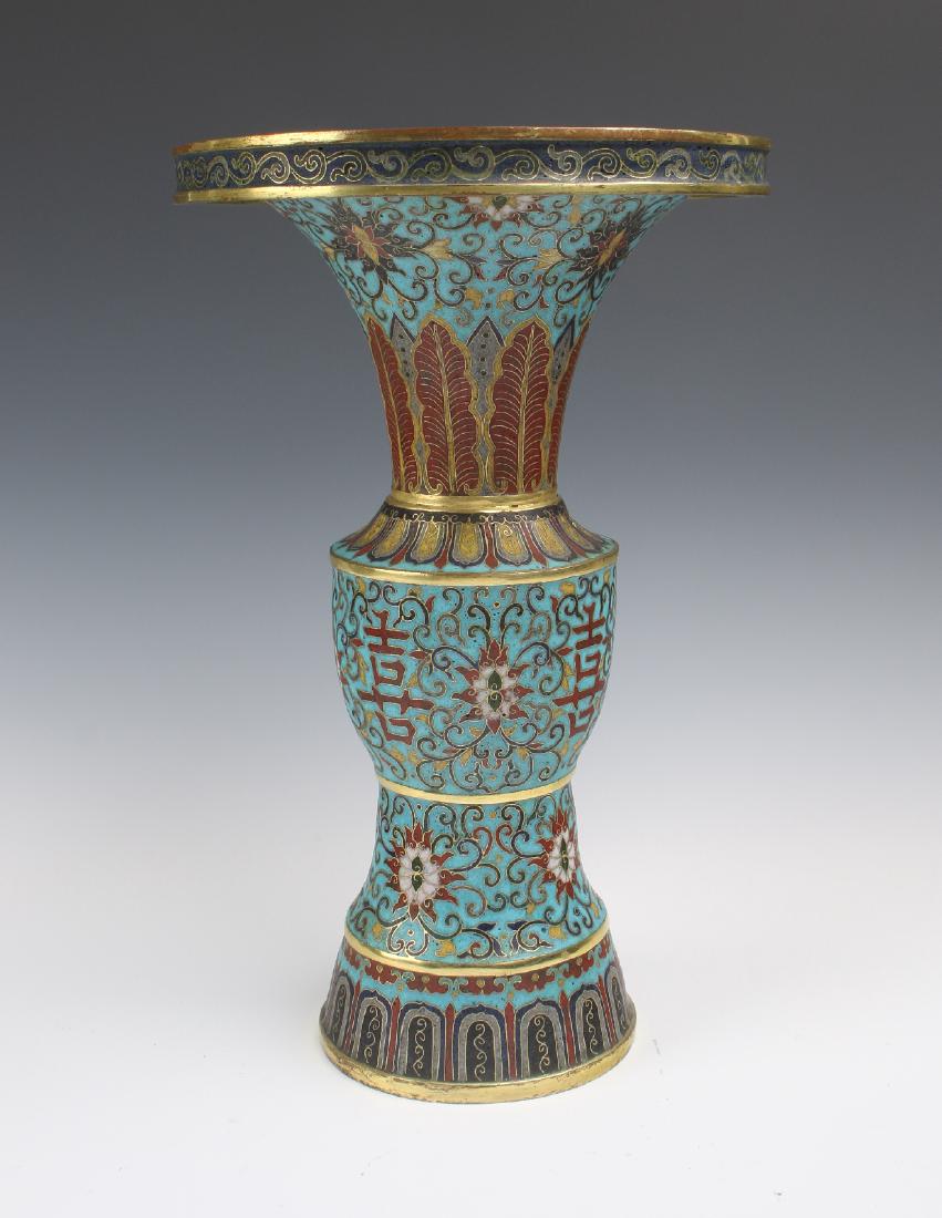 CLOISONNÃ‰ GU VASE (1 of 7)