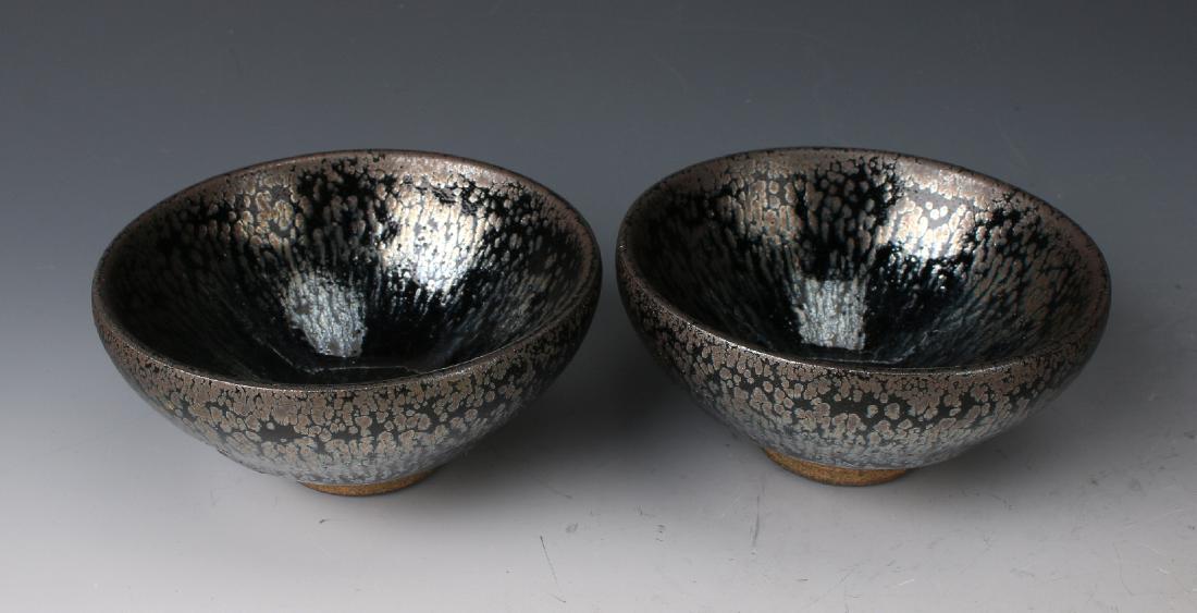 TWO HARE'S FUR BOWLS (1 of 8)