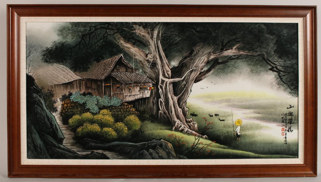 JINGDEZHEN PORCELAIN LANDSCAPE PAINTING (1 of 9)