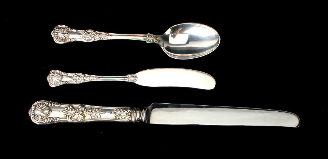 3 PCS STERLING TIFFANY FLATWARE ENGLISH KING (1 of 4)