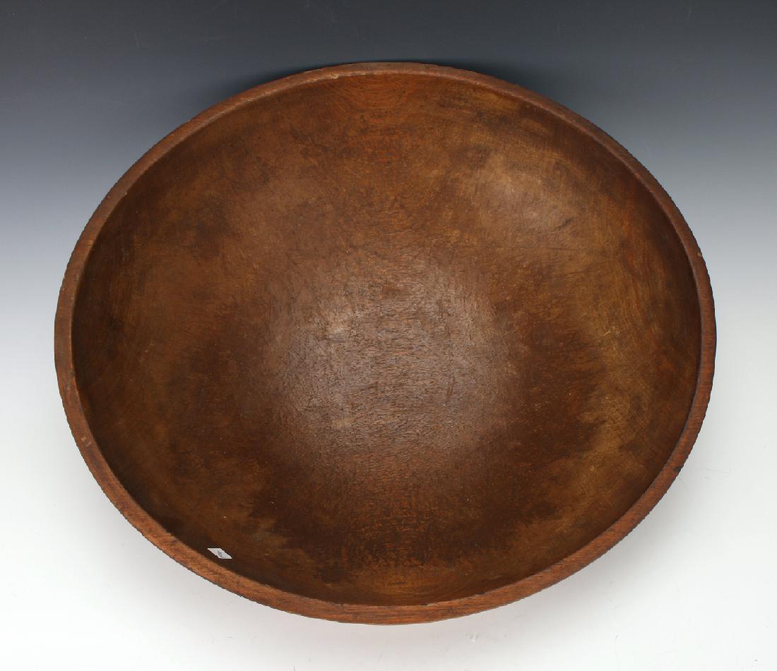 LARGE WOODEN DOUGH BOWL (1 of 5)