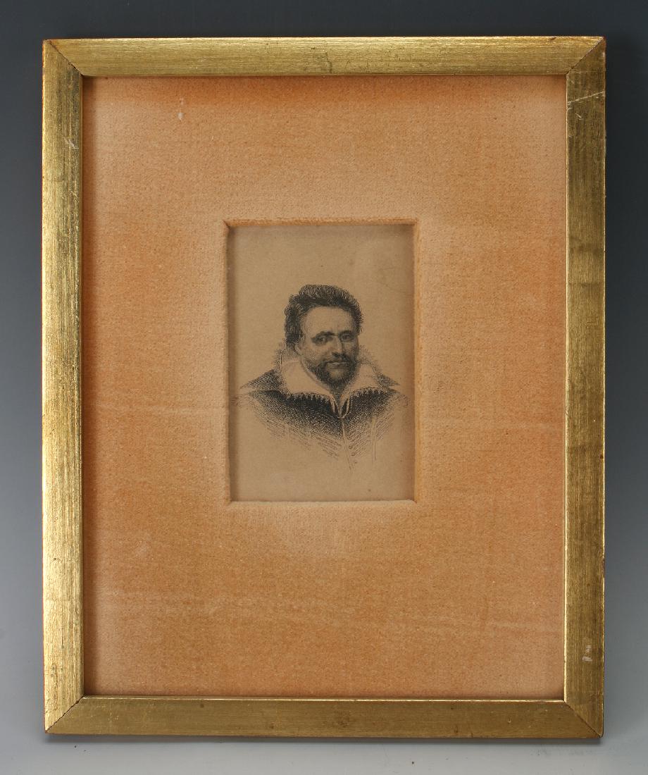 18TH CENTURY PORTRAIT ETCHING (1 of 4)