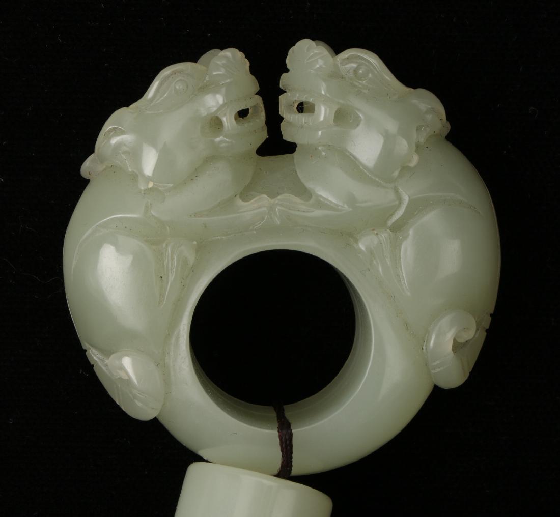 CARVED JADE PENDANT (1 of 6)