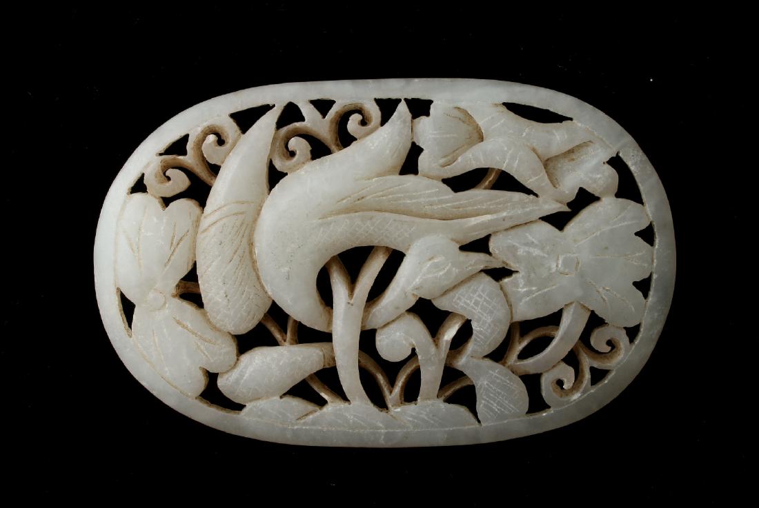 JADE BIRD & FLOWER CARVING (1 of 4)