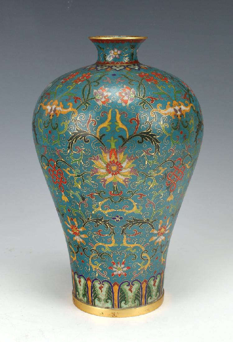 20TH CENTURY CLOISONNE MEIPING VASE (1 of 9)