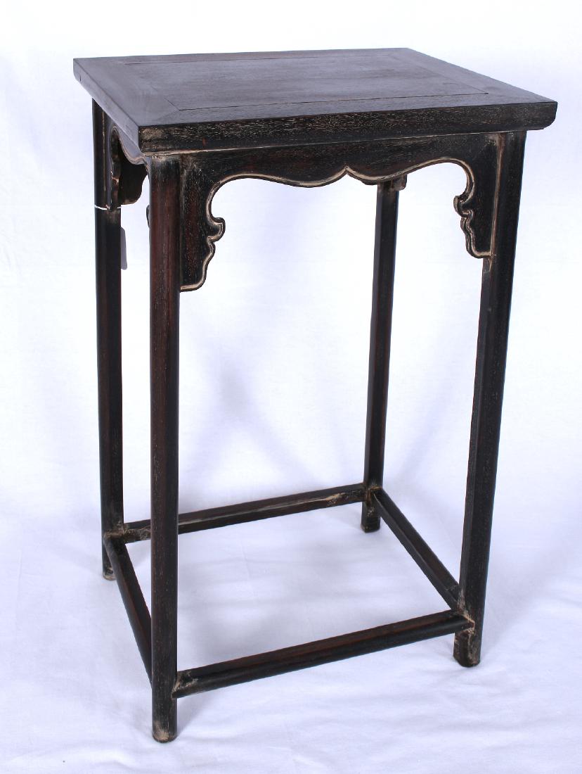ZITAN END TABLE WITH CARVED DETAIL (1 of 9)