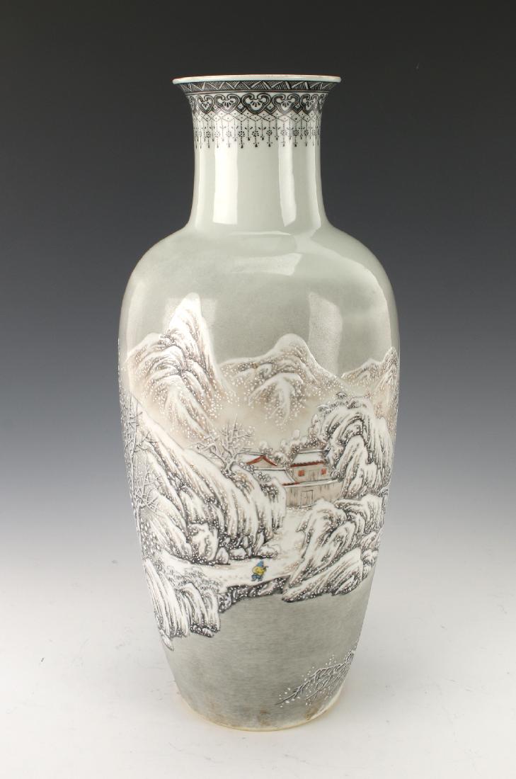 VASE WITH WINTER SCENE (1 of 7)