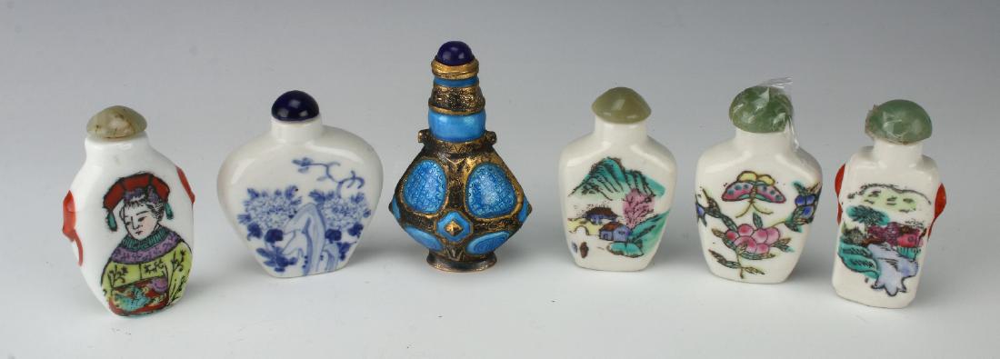 SIX SNUFF BOTTLES (1 of 3)