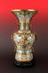 CLOISONNE PHOENIX TAIL STYLE VASE WITH STAND - 3