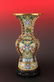 CLOISONNE PHOENIX TAIL STYLE VASE WITH STAND - 9