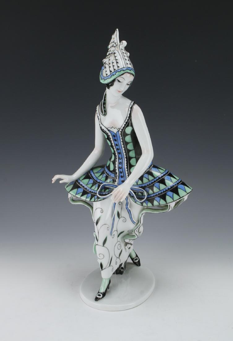 HARLEQUIN FLAPPER DANCER AUGARTEN (1 of 7)