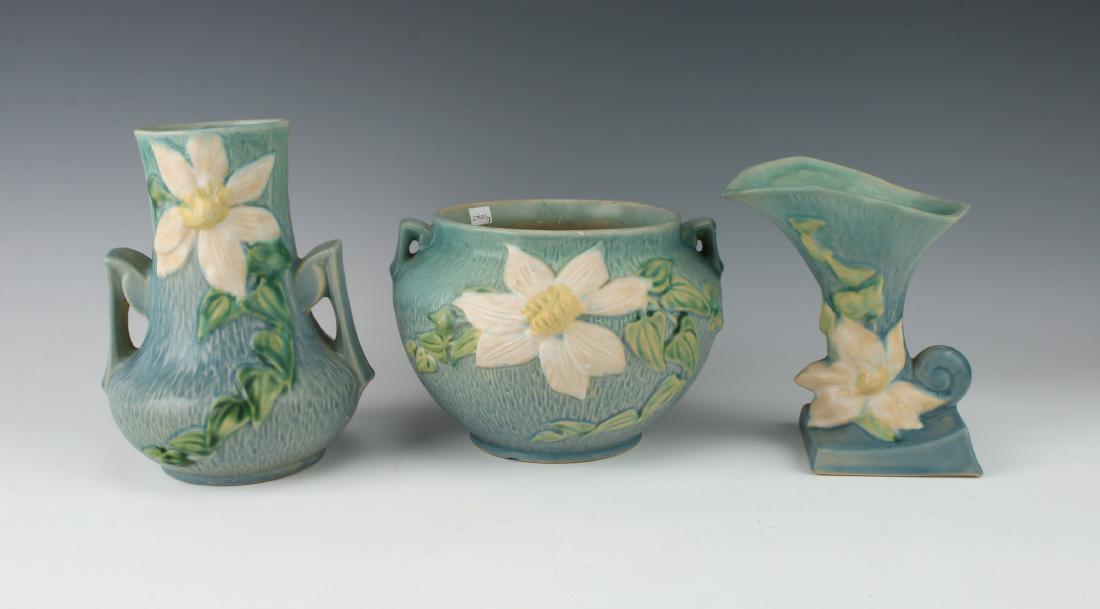 THREE PIECES OF ROSEVILLE BLUE CLEMATIS (1 of 4)