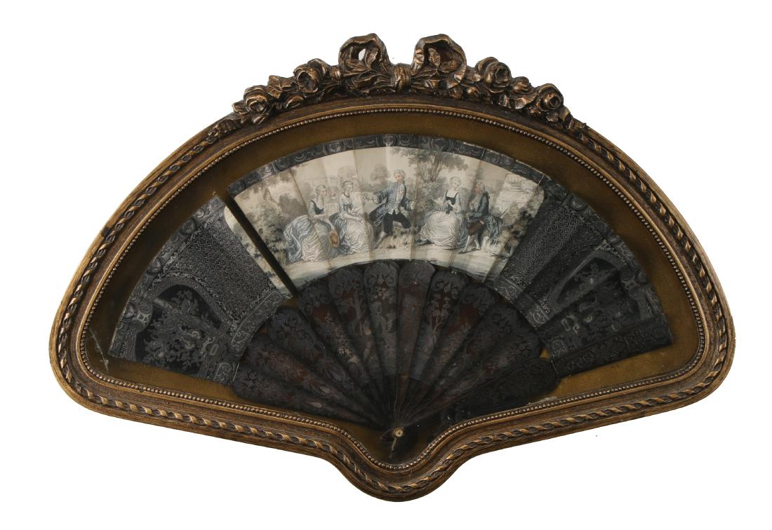 REGENCY PERIOD FRAMED LADY'S FAN (1 of 10)