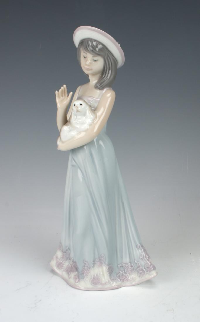 LLADRO GIRL WITH DOG "ELIZABETH" #5645 (1 of 4)