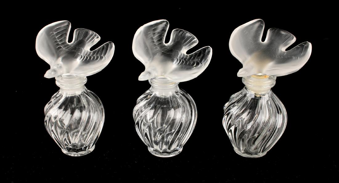 THREE LALIQUE NINA RICCI L'AIR DU TEMPS (1 of 2)