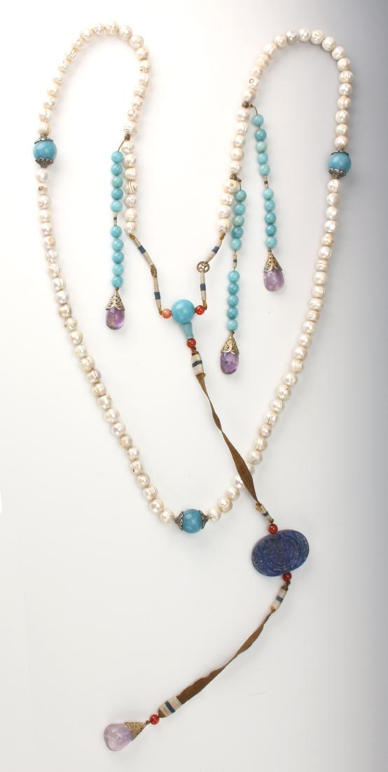 QING DYNASTY PEARL CHAO ZHU/COURT NECKLACE (1 of 10)