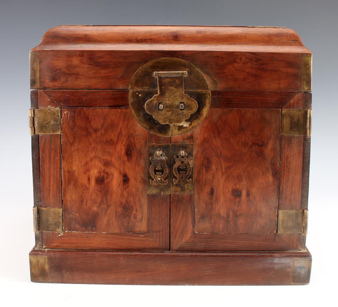 HUANGHUALI HINGED JEWELRY BOX (1 of 10)