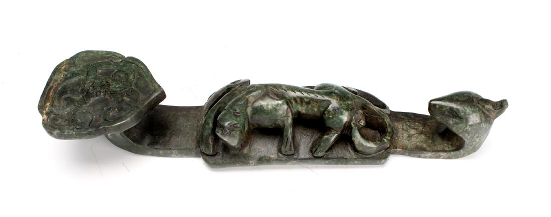 GREEN HARD STONE RUYI (1 of 7)