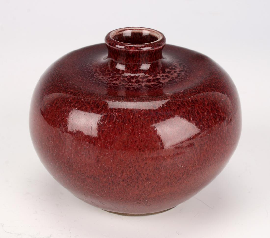 SMALL OX BLOOD VASE (1 of 5)
