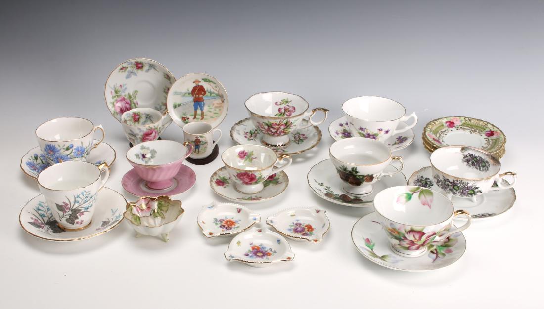 11 ASSORTED CUPS & SAUCERS AND MISC (1 of 10)