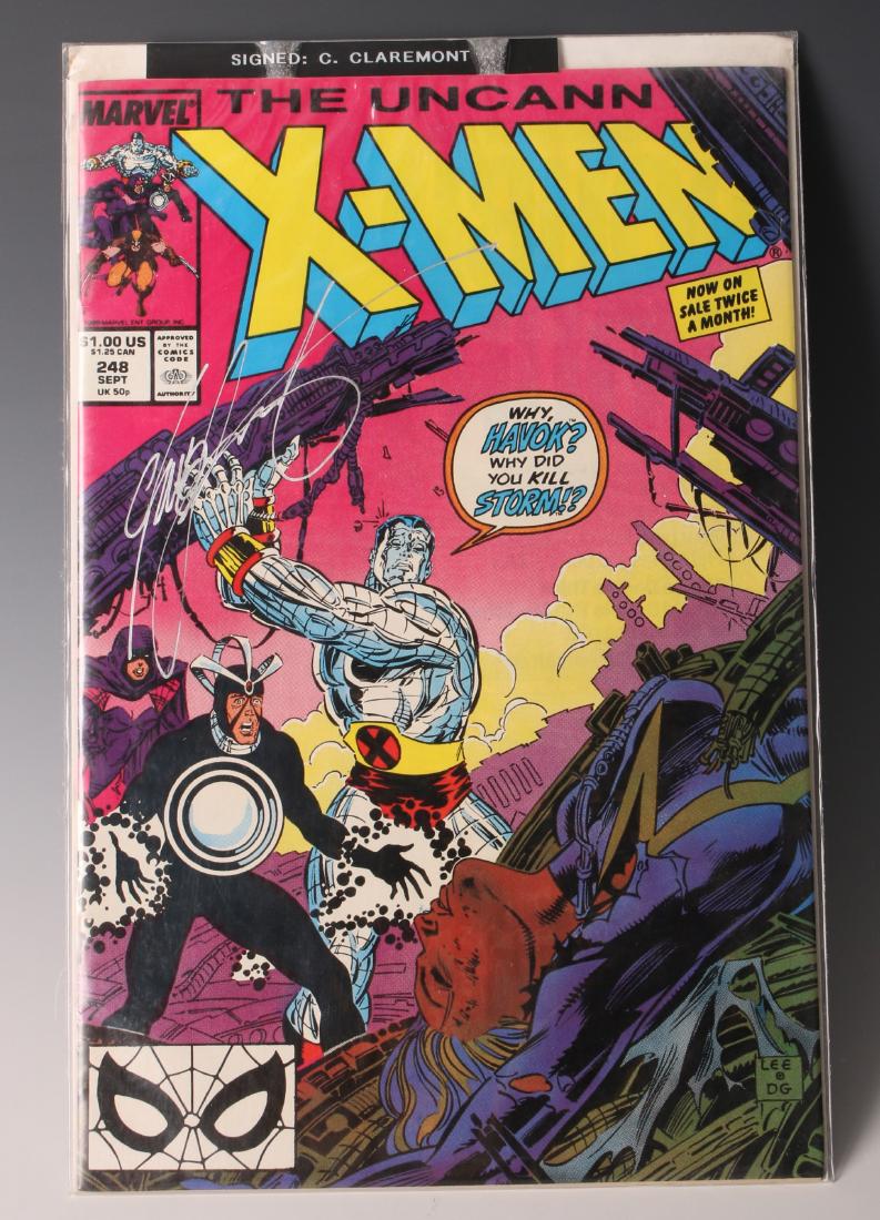 UNCANNY X-MEN 248 SIGNED CHRIS CLARMONT (1 of 4)
