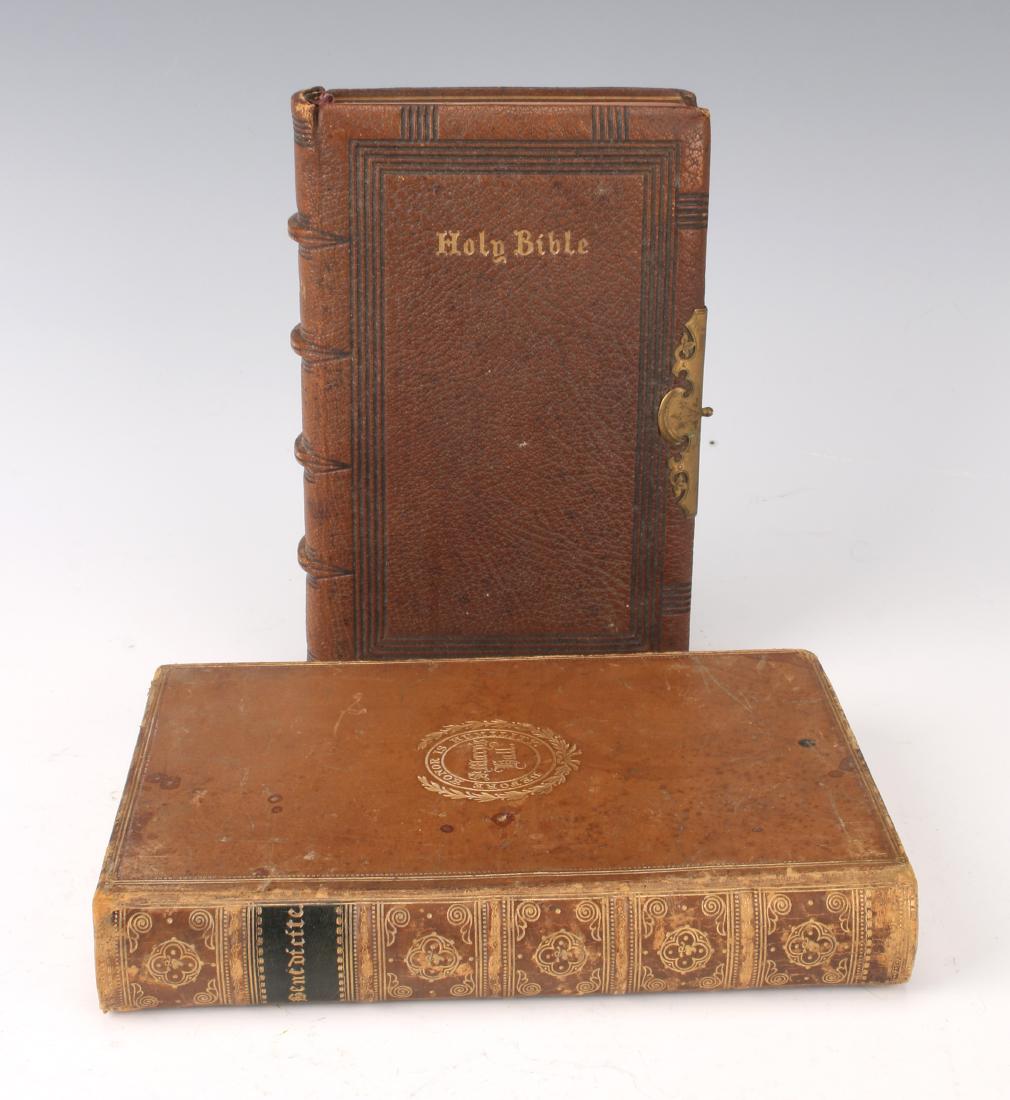 1864 BIBLE & 1869 BENEDICITE (1 of 8)