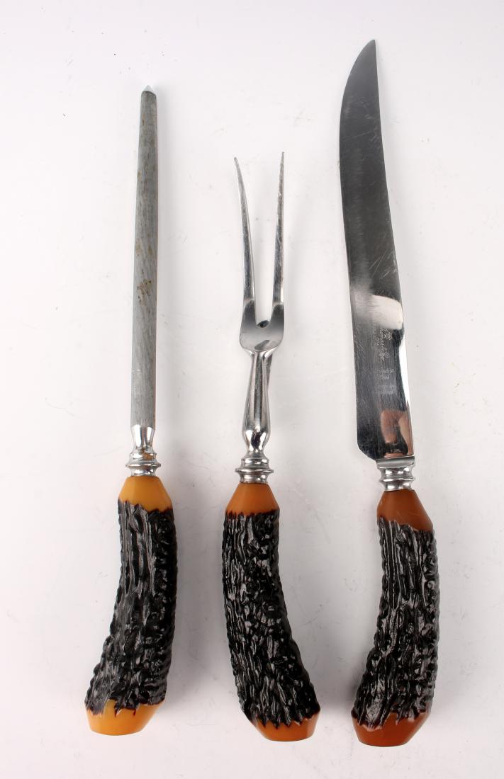 THREE PIECE B. THOMAS & CO. SHEFFIELD CUTLERY (1 of 3)