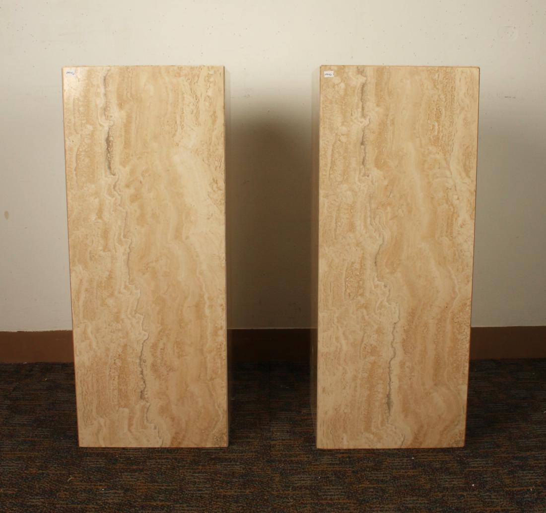 PAIR CONTEMPORARY MARBLE COLUMNS (1 of 5)