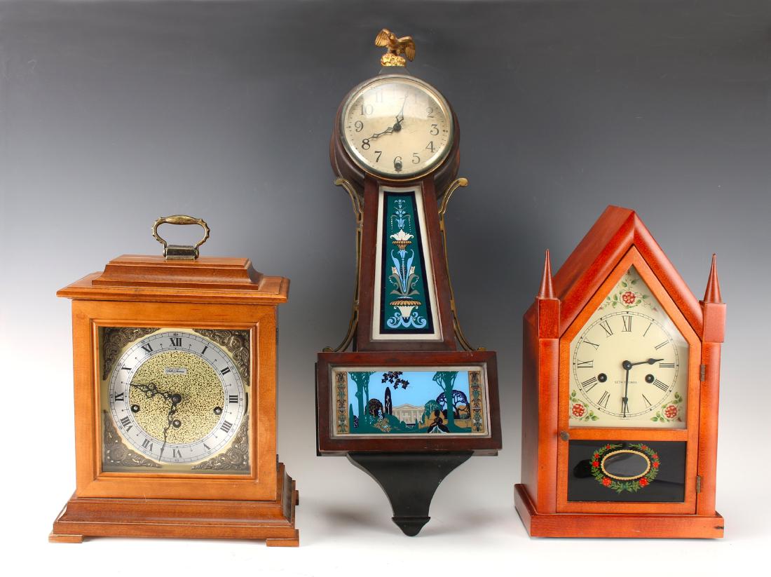 THREE CLOCKS SETH THOMAS, NEW HAVEN (1 of 10)