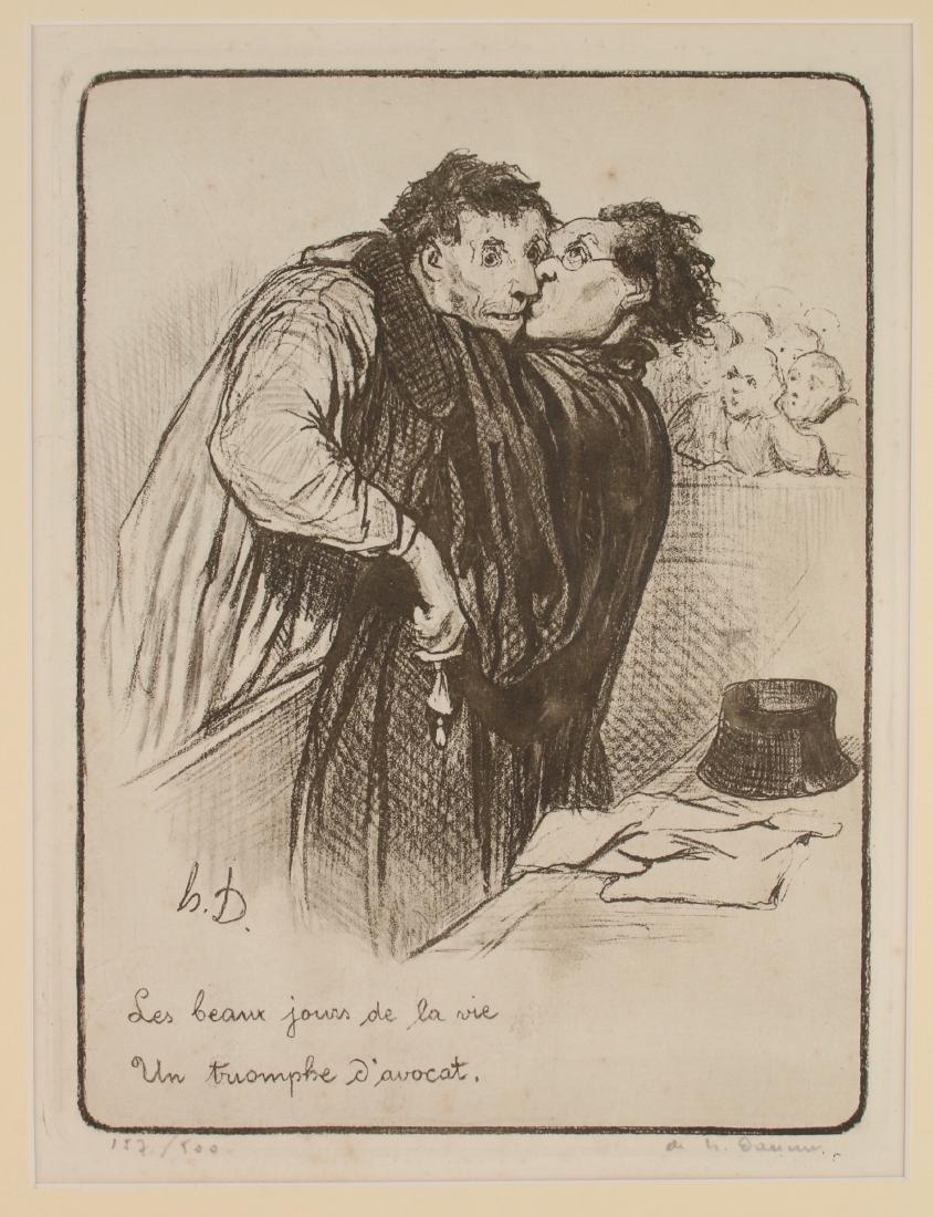 HONORÃ‰ DAUMIER D'AVOCAT PRINT (1 of 8)