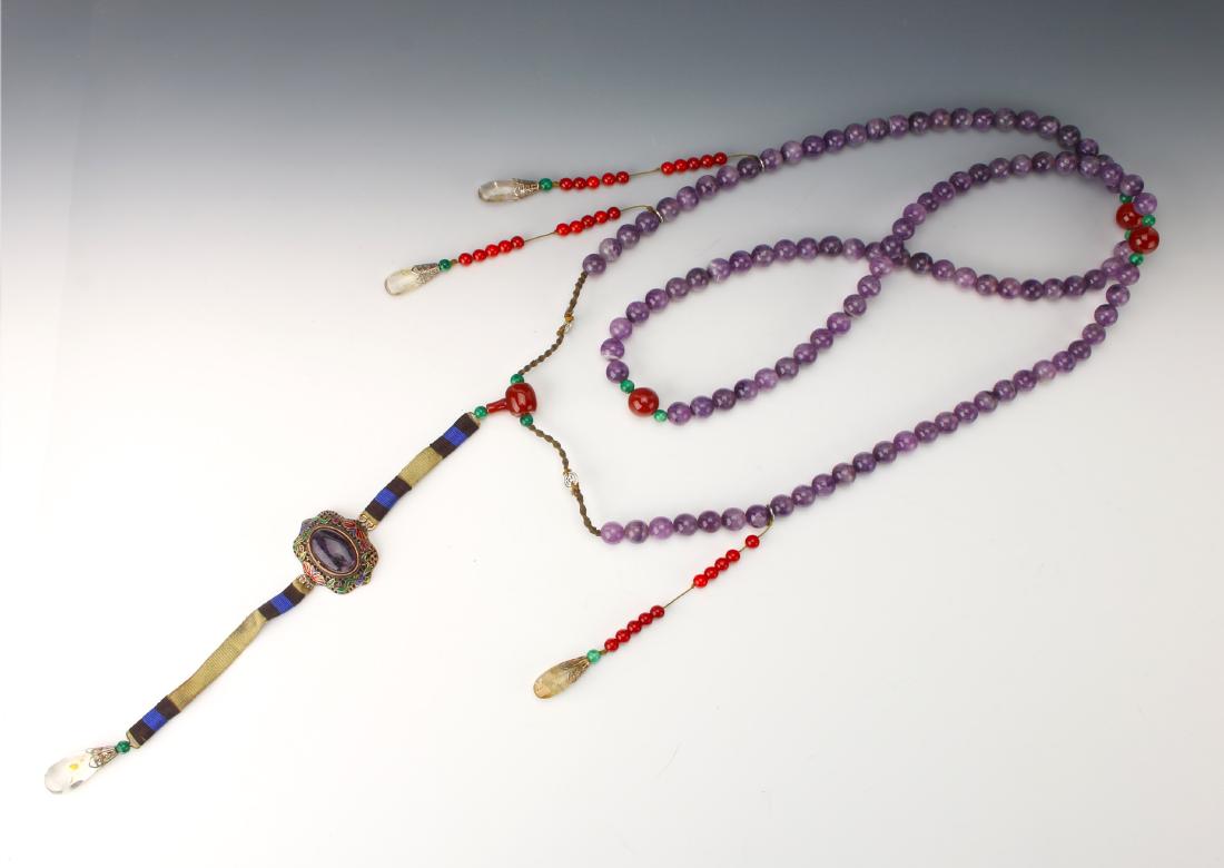 AMETHYST CHAO ZHU COURT NECKLACE (1 of 10)