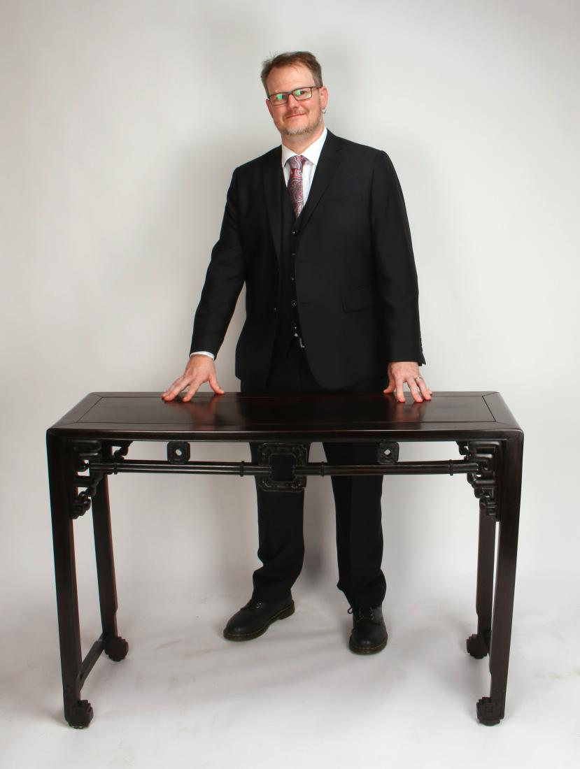 18TH C. ZITAN PAINTING TABLE (1 of 10)