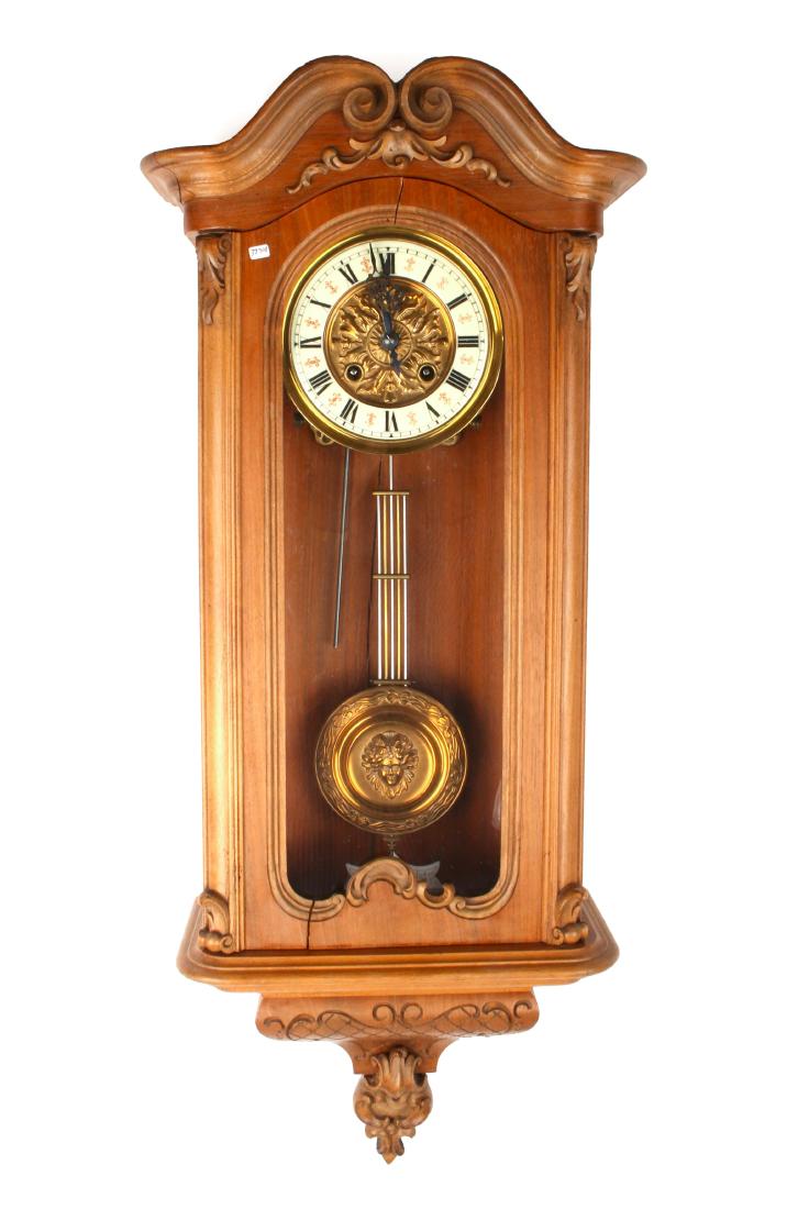 VIENNA GUSTAV BECKER WALL REGULATOR CLOCK (1 of 5)