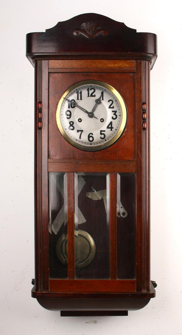 GUSTAV BECKER WALL CLOCK 1900S (1 of 7)