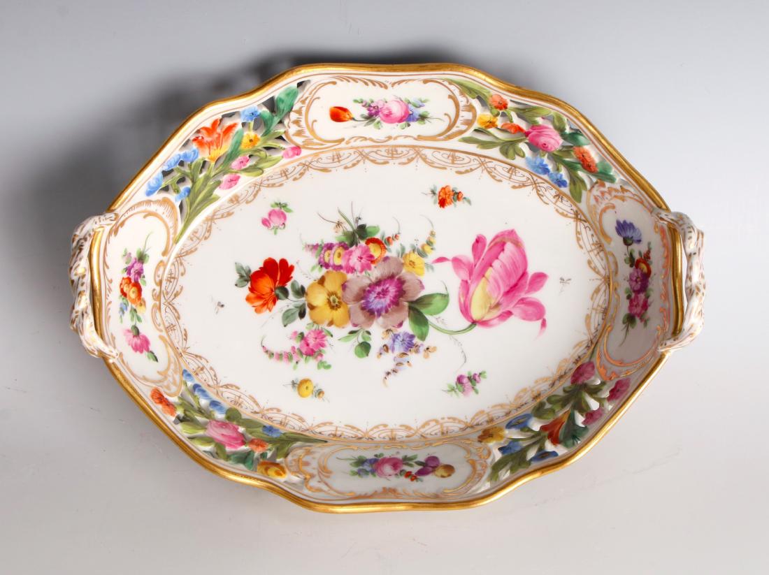 SÃ„CHSISCHE DRESDEN PORCELAIN BOWL (1 of 7)