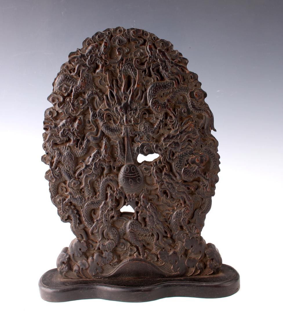 ZITAN CARVED TABLE SCREEN (1 of 8)