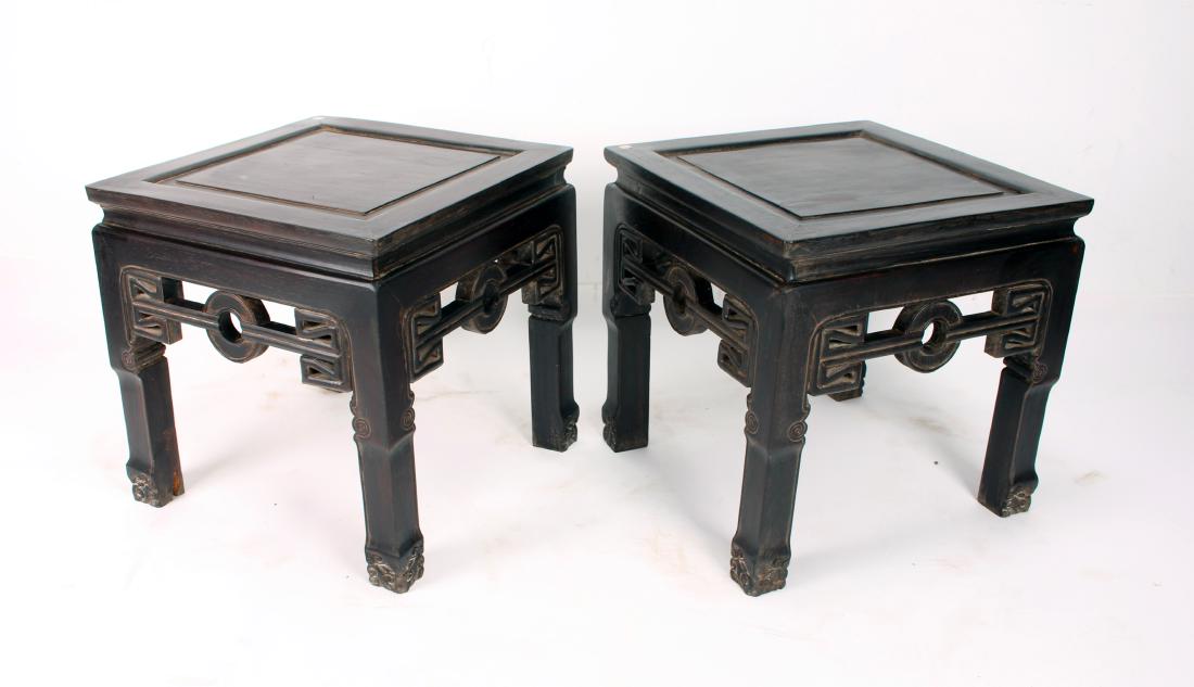PAIR OF LOW ZITAN END TABLES (1 of 6)