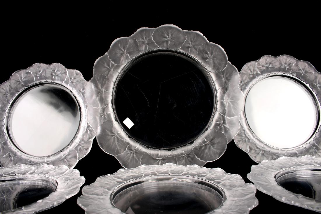 13 PIECE LALIQUE DESSERT SET (1 of 10)
