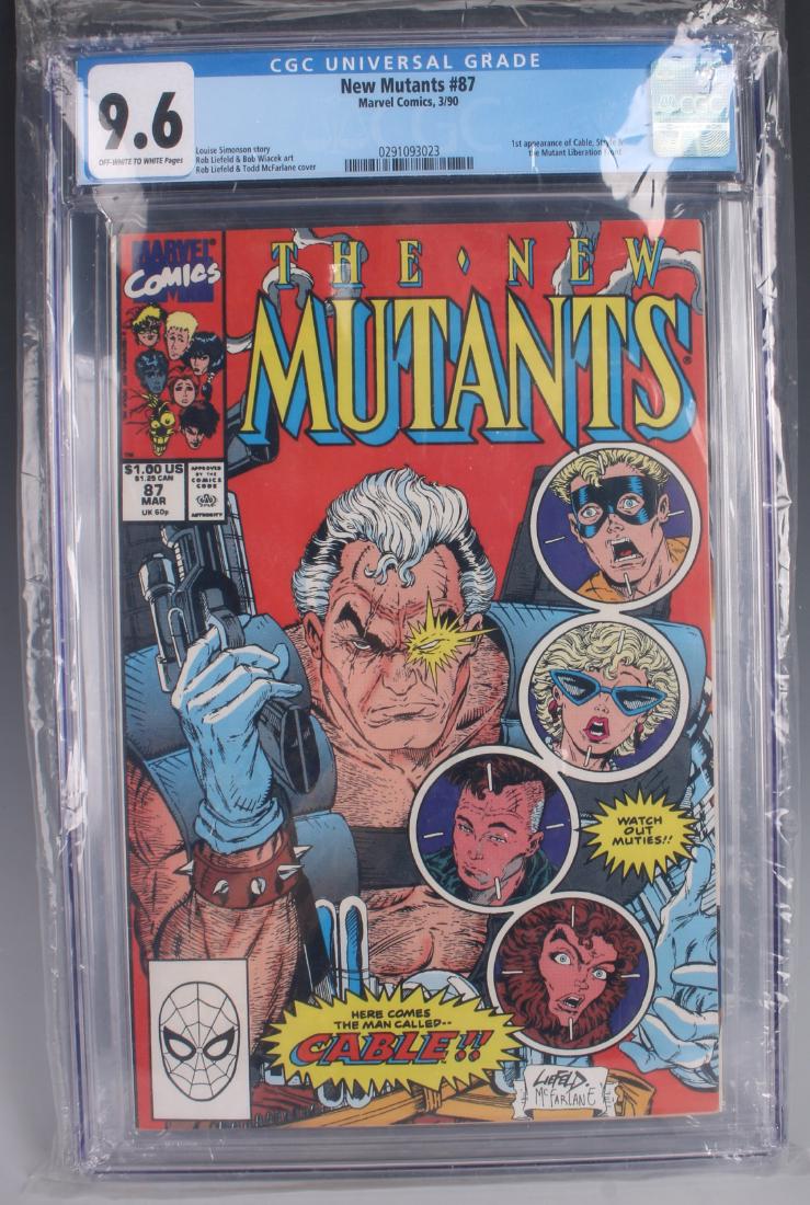 NEW MUTANTS #87 CGC 9.6 FIRST CABLE! (1 of 3)