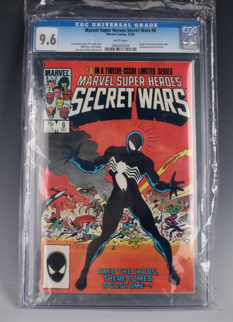SECRET WARS #8 CGC 9.6 FIRST BLACK SPIDY COSTUME! (1 of 3)